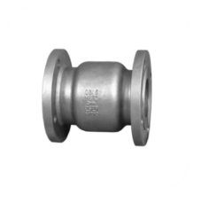 Клапан обратный проходной фланцевый из серого чугуна 15 мм 6,3 кгм/см2 ГОСТ 3326-86
